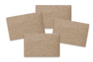 Karten 55x85 mm Recycling Braun 350 g/qm